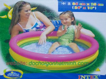 Bể bơi tròn 1 bé 3 tầng